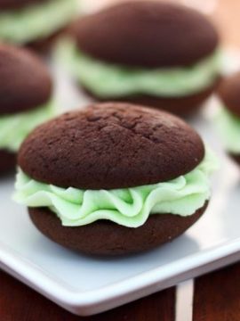 Choc Mint Whoopie Pies - Vanilla recipes - Taylor and Colledge